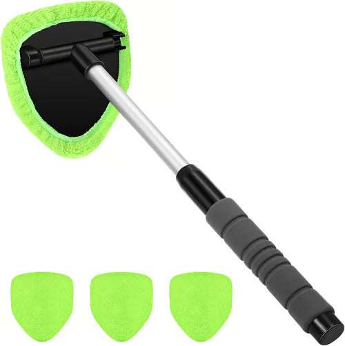 🔥Last Day 50% OFF🔥 Microfiber Car Windshield Cleaning Tool with Extendable Handle